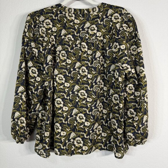 Banana Republic Floral Blouse - Black and White - Picture 12 of 12